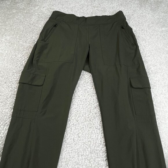 Athleta Chelsea Cargo Pant Olive Green Hiking Outdoors - Picture 6 of 9